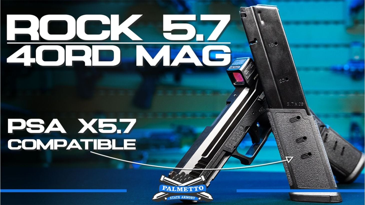 PSA X5.7 & ROCK Full Size 40 Round Magazine main blog image