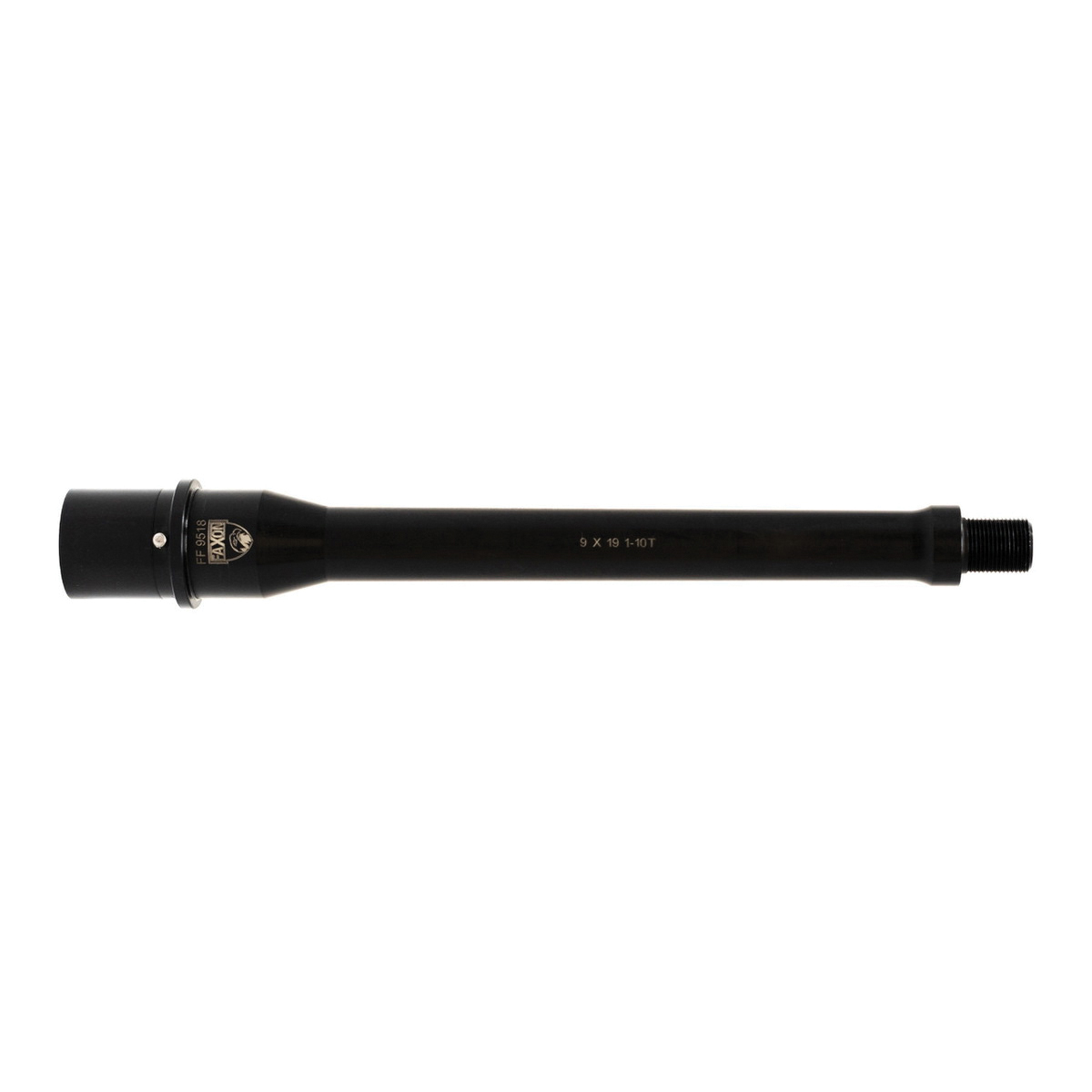 Faxon Firearms Duty Blowback Button Rifled Pistol Caliber Taper Barrel 9mm 8.50", Black
