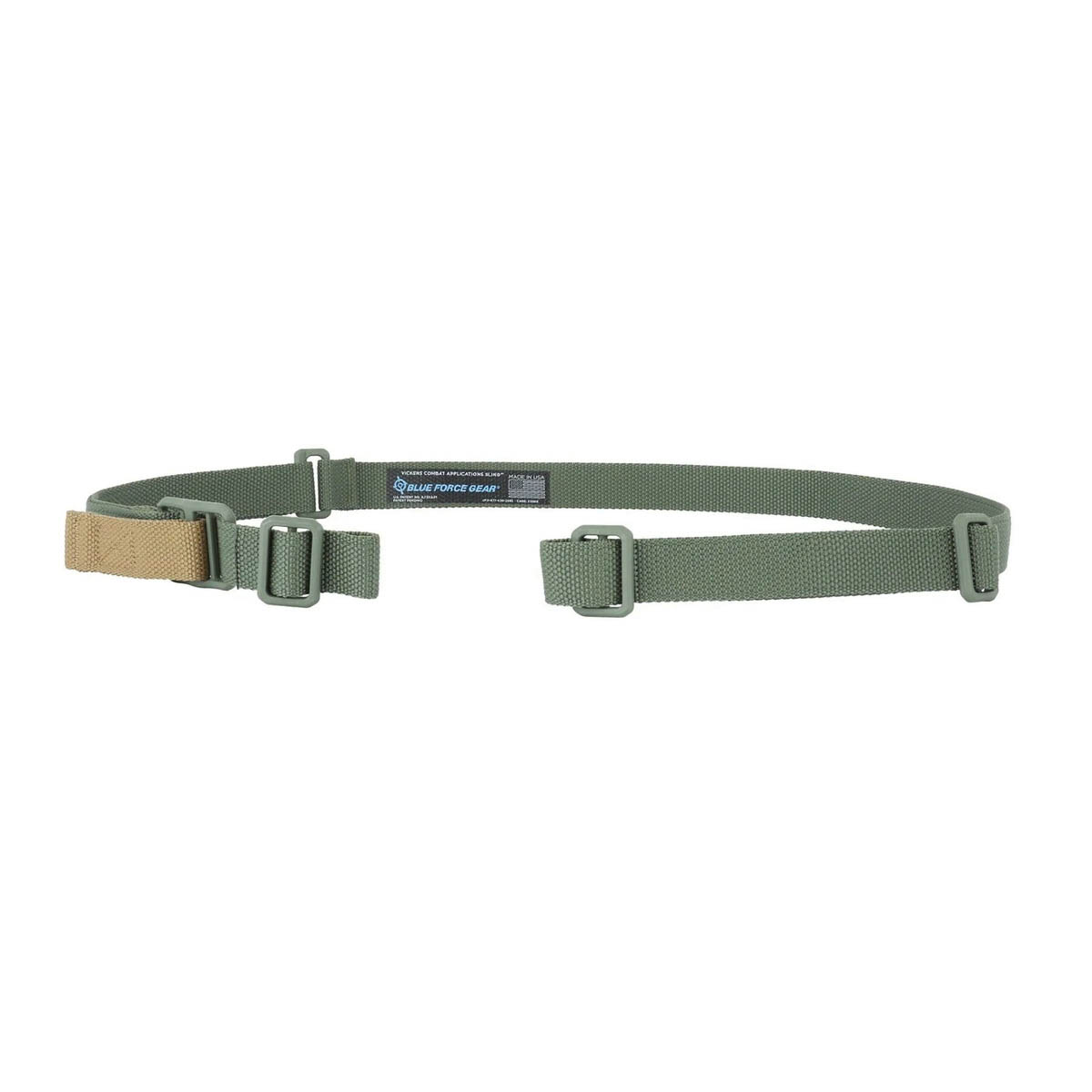Blue Force Gear Vickers Two-Point Combat Sling 54" - 64", OD Green