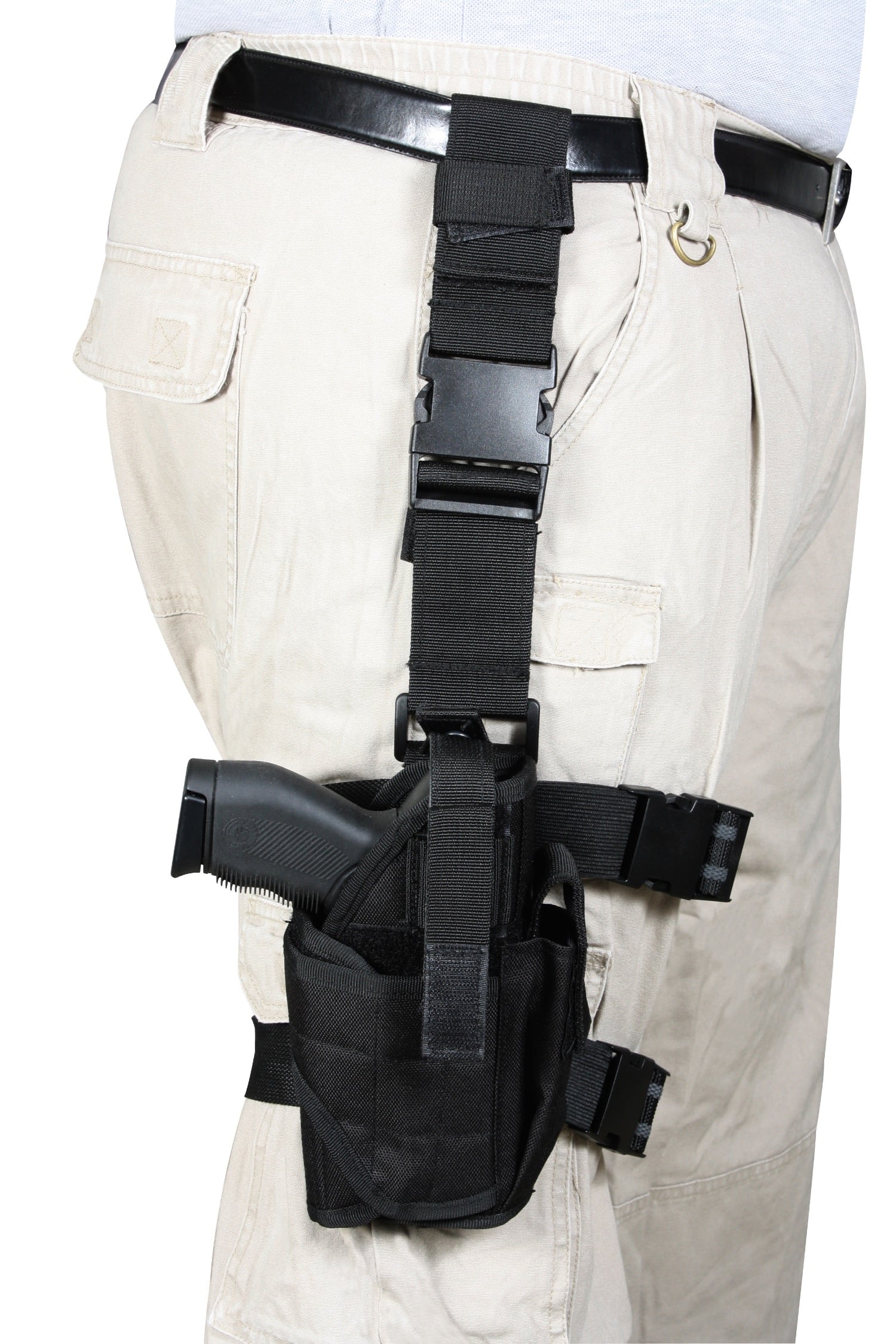 Rothco Deluxe Adjustable Universal Drop Leg Tactical Holster - Black
