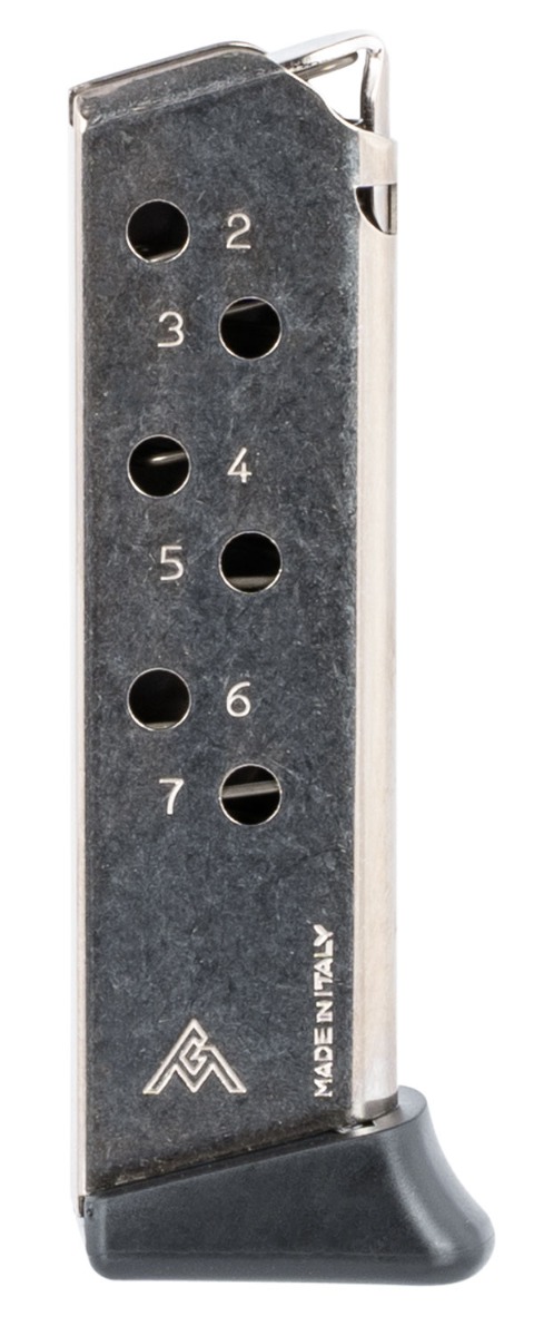 Mec-Gar Standard Nickel Detachable w/ Finger Rest 7rd 380 ACP for Walther PPK/S