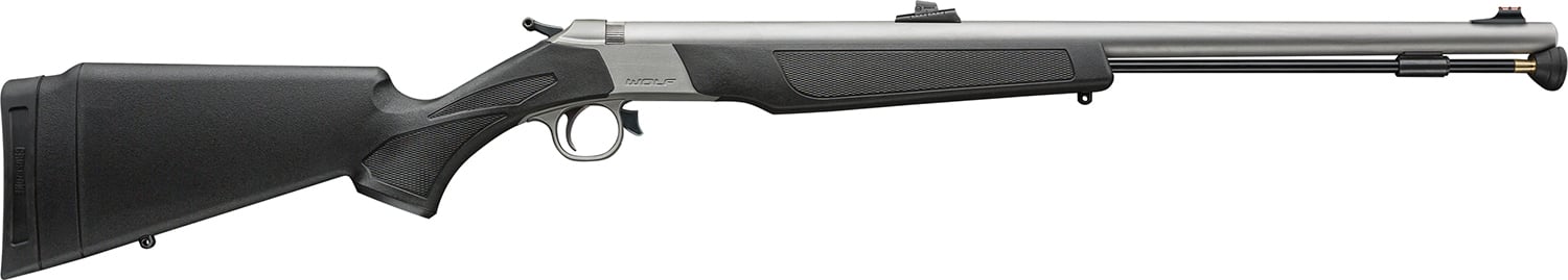 CVA Wolf V2 .50 Cal Break Action Rifle, Black - PR2117SVPS