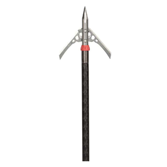 Rage Hypodermic Trypan NC Crossbow 2"/100 gr 2-Blade Broadhead, Gray Pack of 3