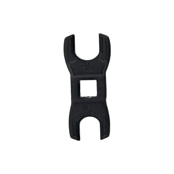 Wheeler 3/4" x 5/8" Muzzle Device and Buffer Tube Crowfoot Wrench, Black