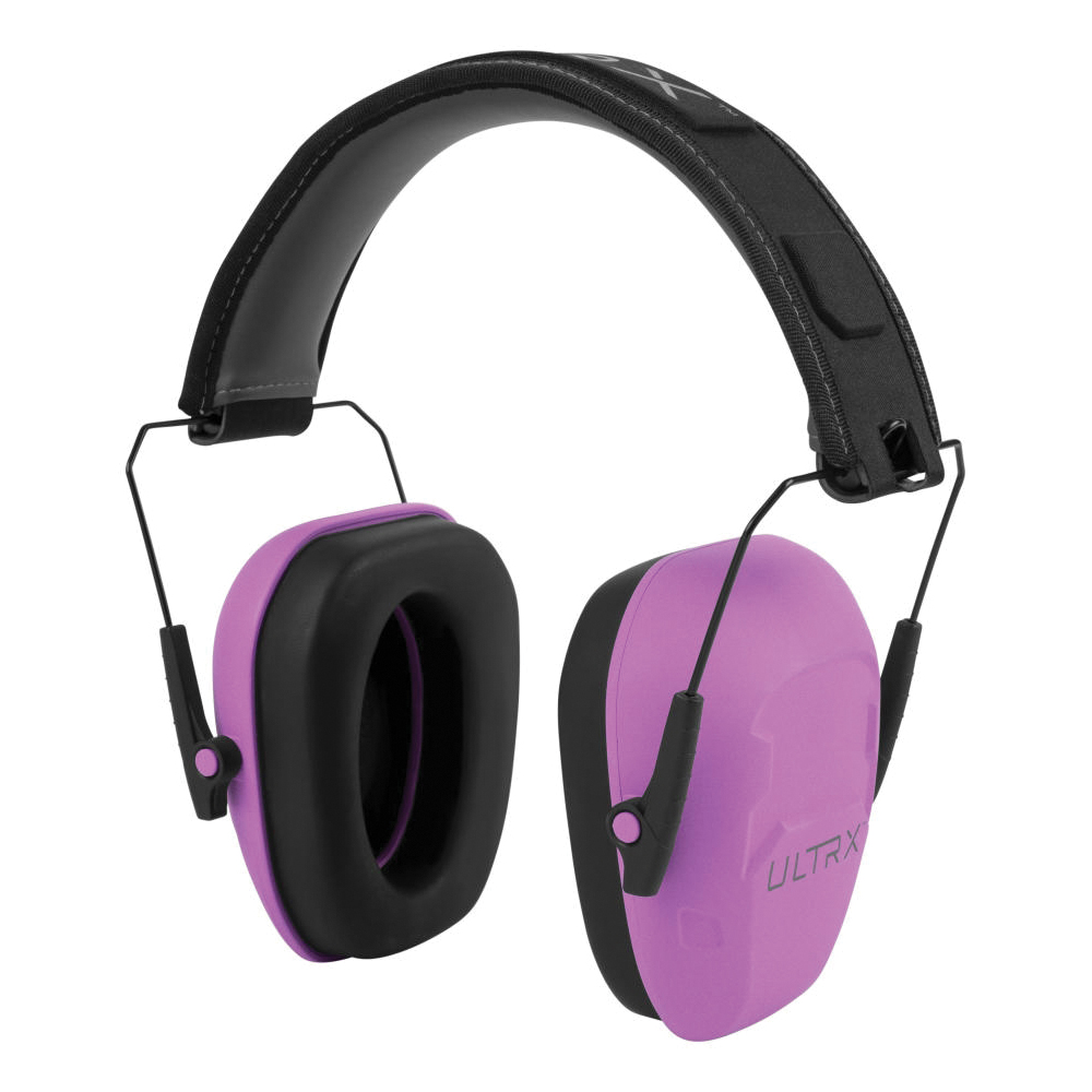 ULTRX 23 dB Shield Passive Earmuffs, Plum