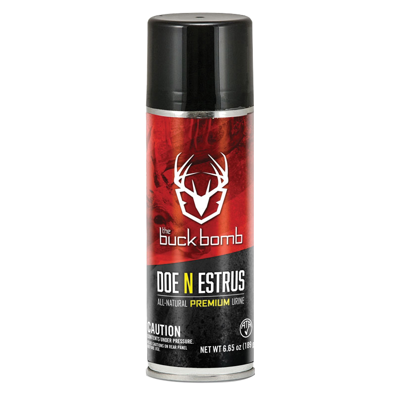 Buck Bomb Doe-N Estrus Bomb Deer Lure, 6.65 oz Aerosol Spray Can
