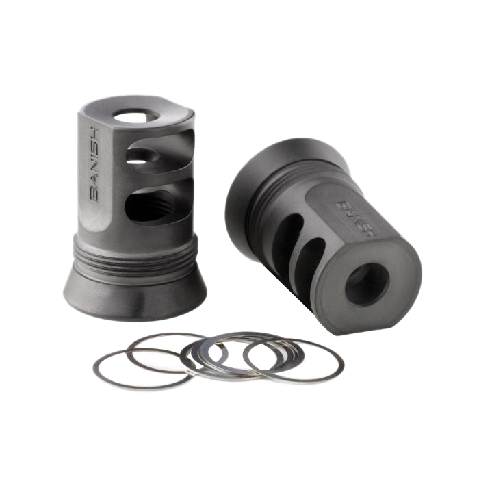 Banish 30-Gold Muzzle Brake 5/8-24, Black