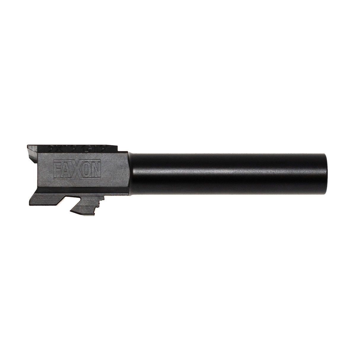 Faxon Firearms Duty Drop-In Barrel 9mm 4.02" Fits Glock Gen 2-5 G19, Black
