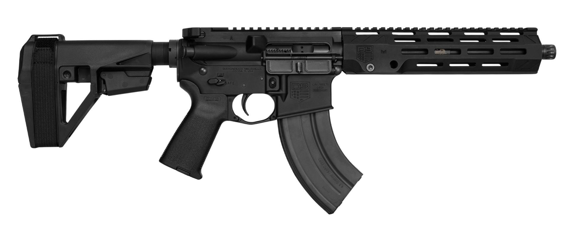 DIAMONDBACK FIREARMS DB15 338ARC BLK 10.5″ BRACE - No Credit Card Fees - Low, flat rate shipping
