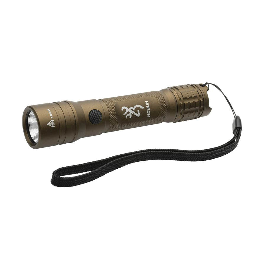 Browning Kobuk Flashlight - 2000 lm High-Intensity Flashlight for Maximum Visibility - 03711260