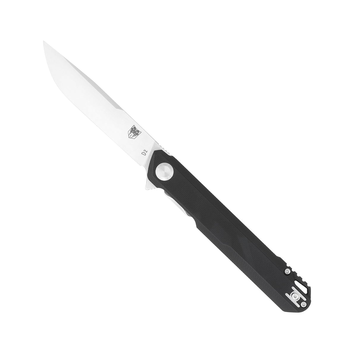 Cobra TEC Knives LLC Monarch Folding Knife Drop Point, Black
