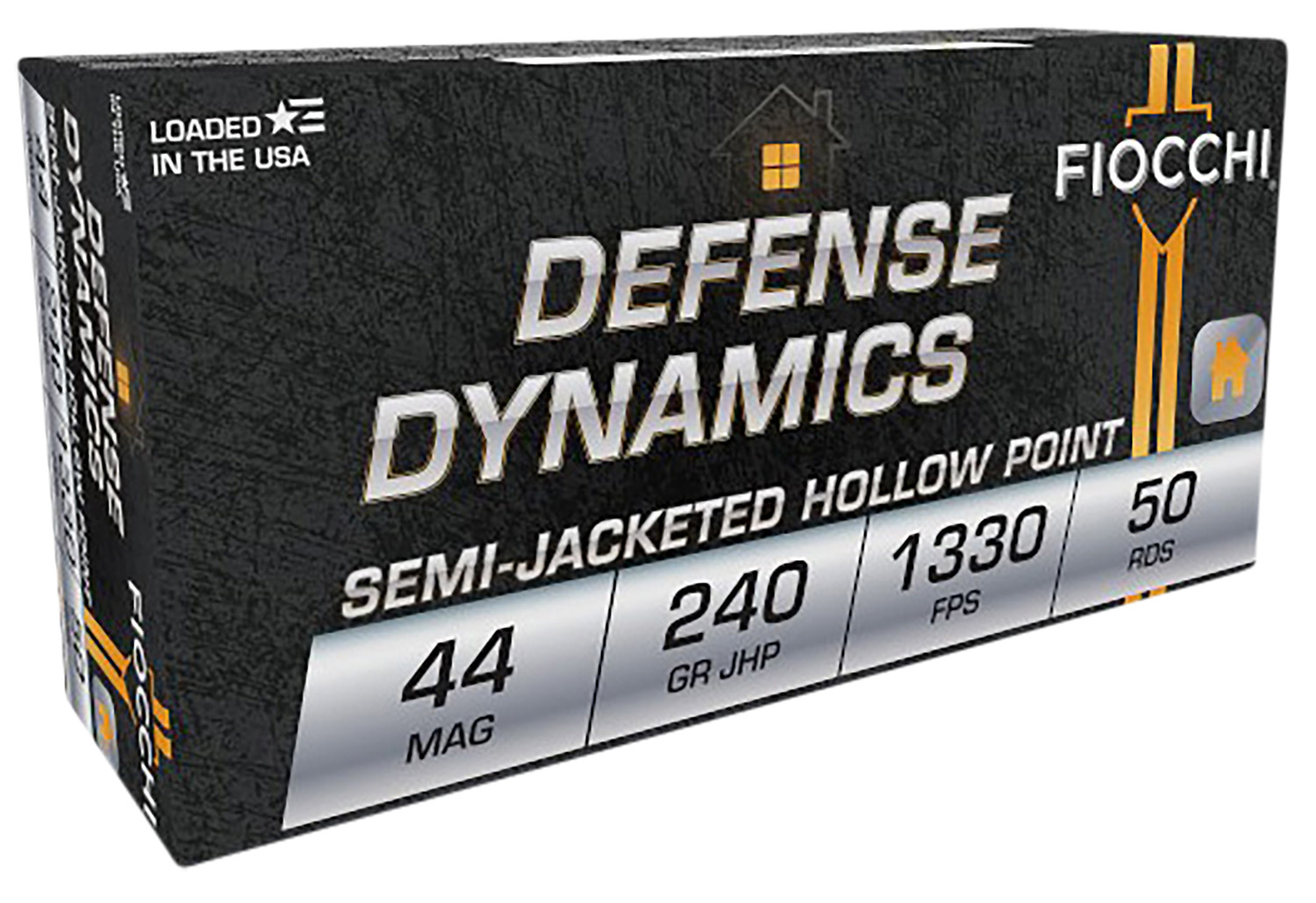 FIOCCHI 44 MAG 240GR JHP 50/500 - No Credit Card Fees - Low, flat rate shipping