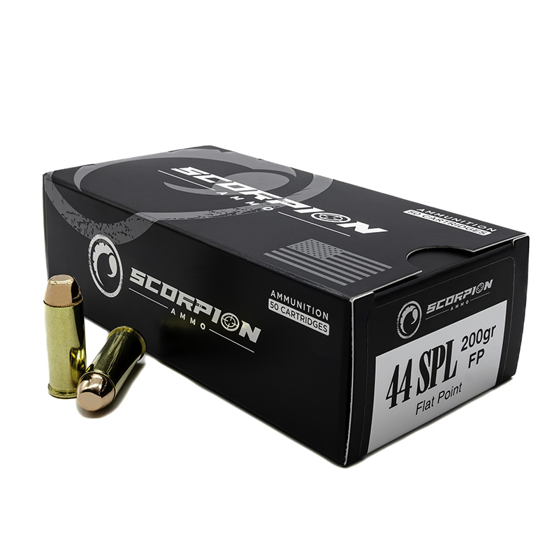 Scorpion Ammo .44 Special 200gr FP Ammo,  50Rds