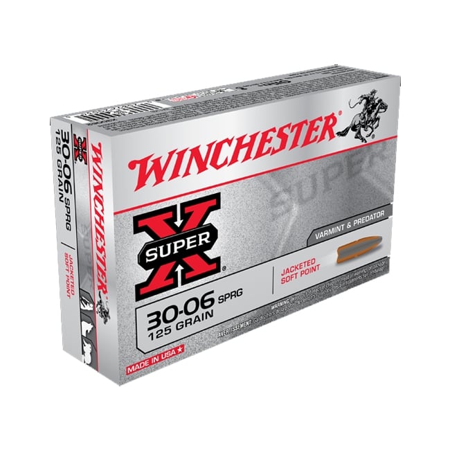 WINCHESTER SUPER-X 30-06 – 125GR JSP 20RD 10BX/CS - No Credit Card Fees - Low, flat rate shipping
