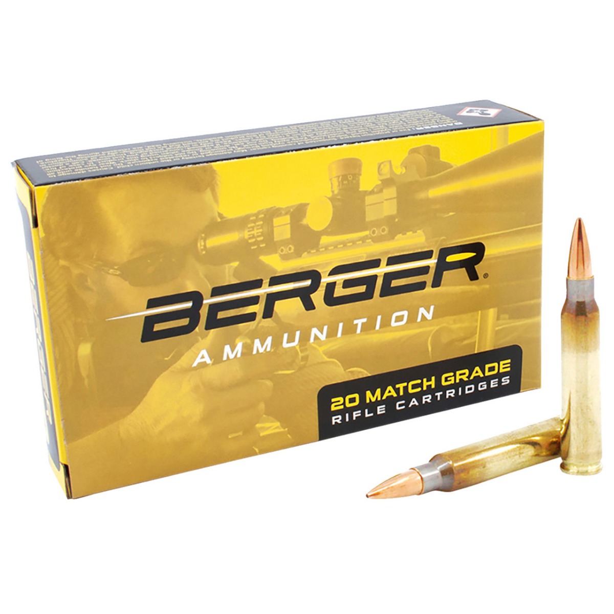 Berger Bullets Tactical .223 Remington 77 gr Ammo OTM - 20rds - 23030