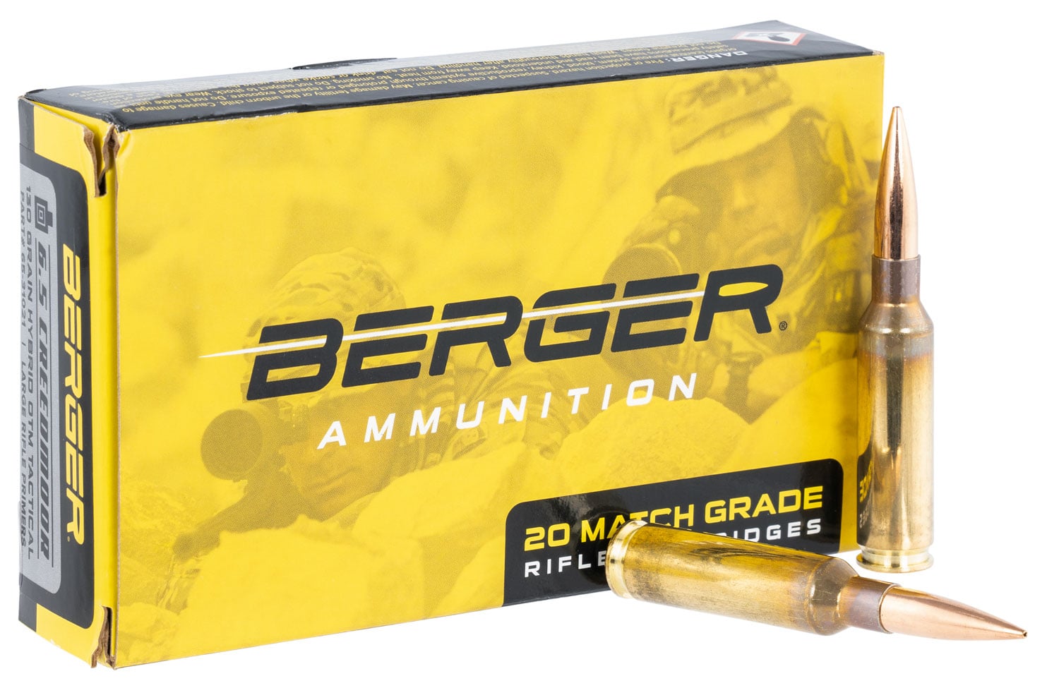 Berger Bullets Tactical 6.5 Creedmoor 130 gr Ammo OTM - 20rds - 31021