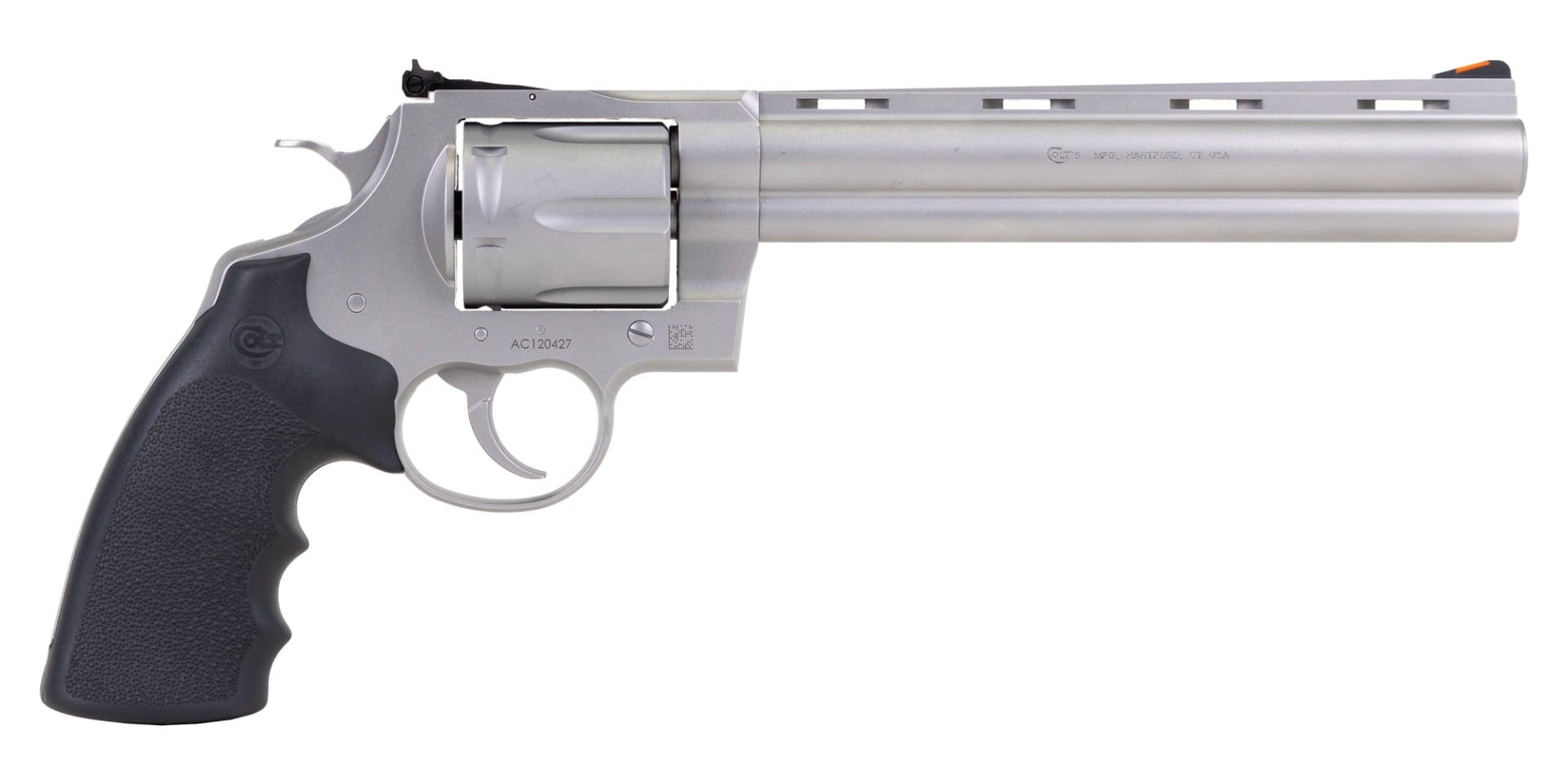 Colt Anaconda .44 Magnum Revolver 8" 6rds, Matte Stainless - ANACONDA-SM8RTS