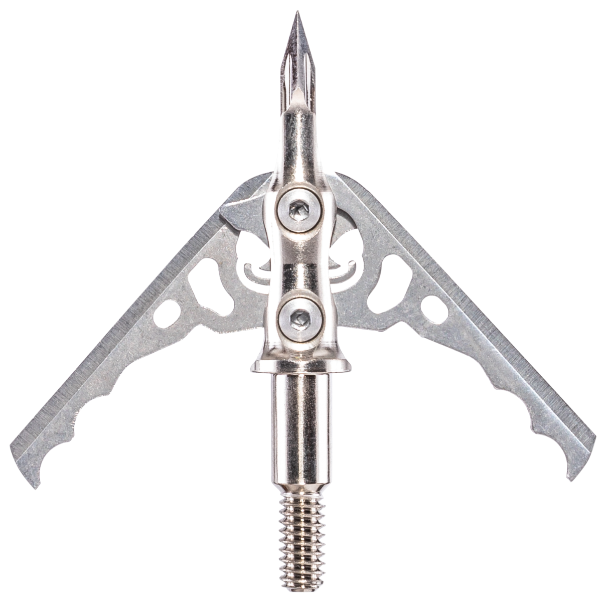 Rage Hypodermic Crossbow NC 2"/125 gr 2-Blade Broadhead, Silver Pack of 3