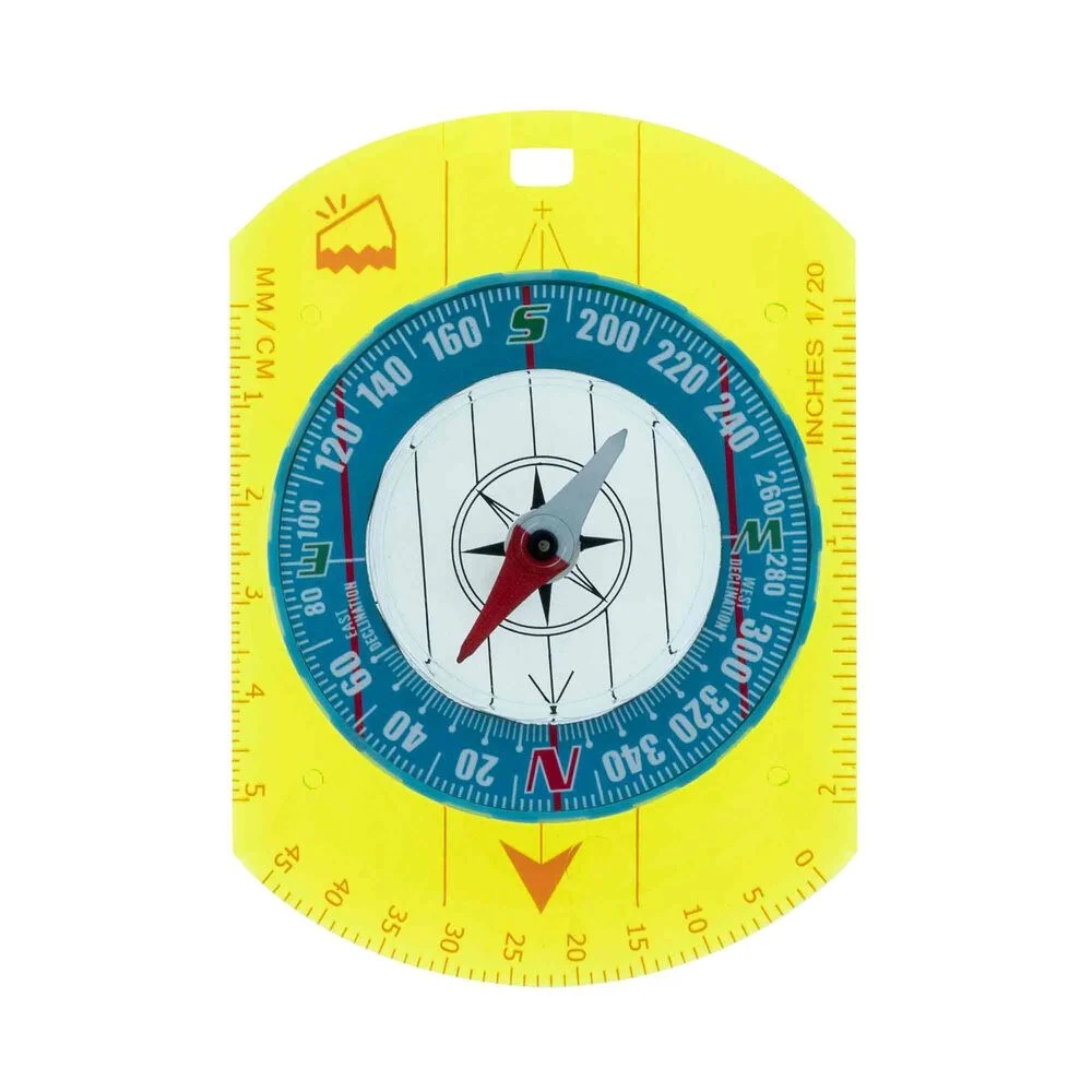UST Hi Vis Waypoint Map Compass, Yellow - 1146768