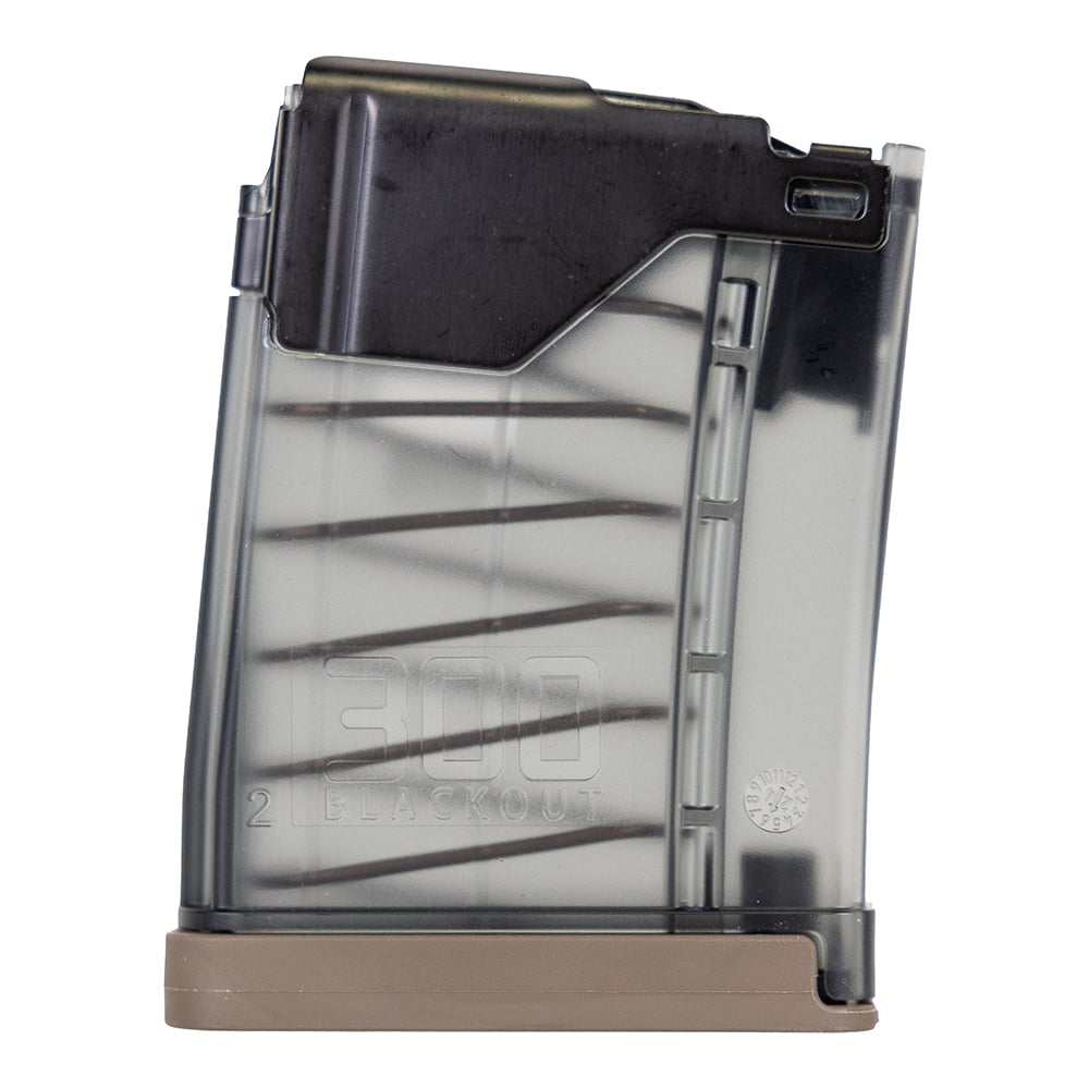 Lancer Systems L5AWM 300BLK 10rd Magazine, Translucent Smoke - 999-000-4280-03