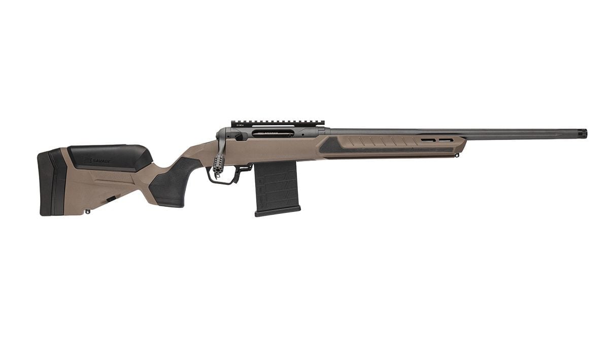 Savage Arms 110 Core Tactical 6.5 Creedmoor 24" LH Bolt Action Rifle, Coyote Tan - 32688
