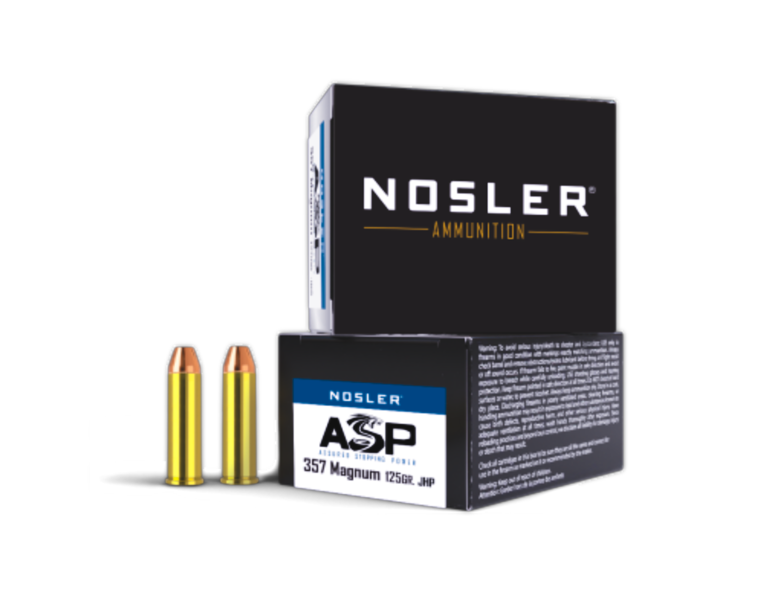 NOSLER ASP 357MAG 125GR JHP 20/400 - No Credit Card Fees - Low, flat rate shipping