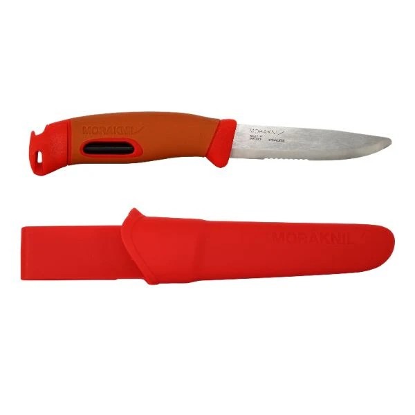 Morakniv Companion Spark (S), Emergency Knife Fixed, Orange/Red