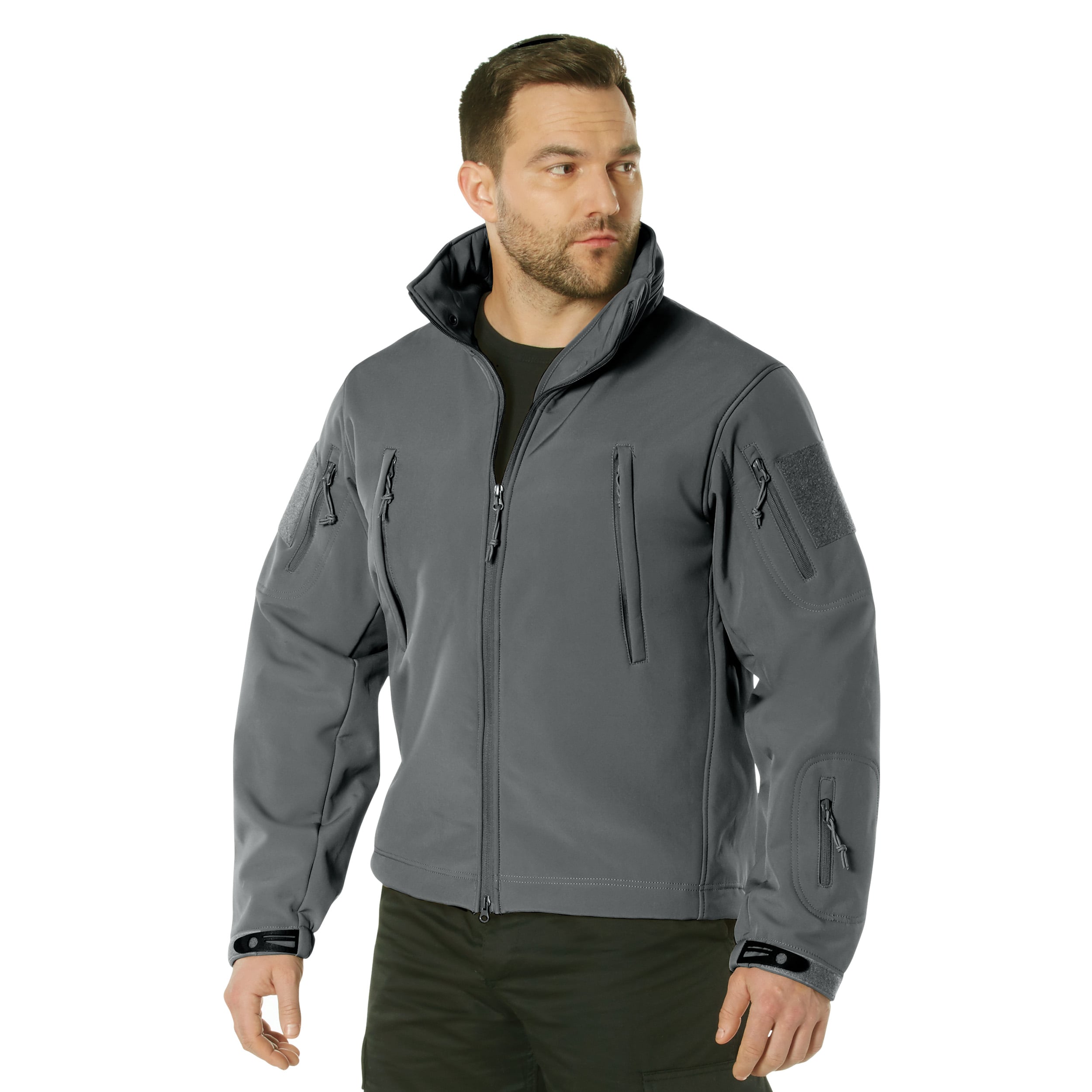Rothco Concealed Carry Soft Shell Jacket - Gunmetal Grey, Large