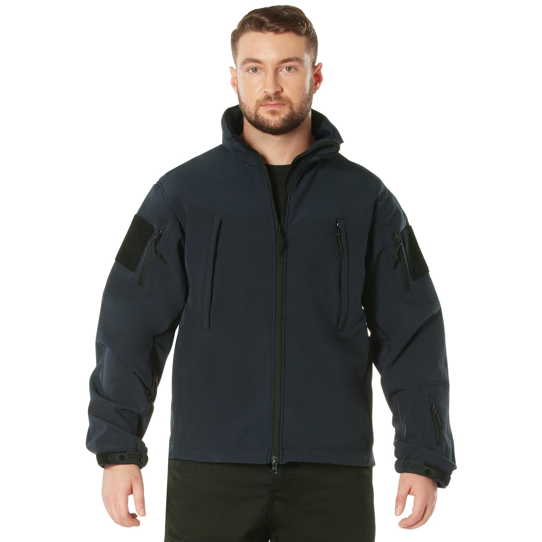 Rothco Concealed Carry Soft Shell Jacket - Midnight Navy Blue, Small