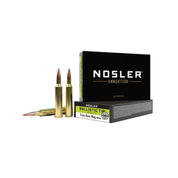 NOSLER 7MM REM MAG 160GR BT 20/200 - No Credit Card Fees - Low, flat rate shipping