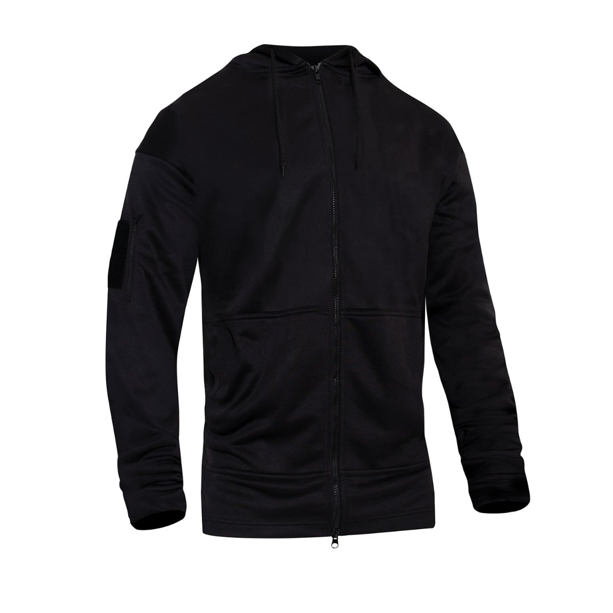 Rothco Concealed Carry Zippered Hoodie - Black, Large
