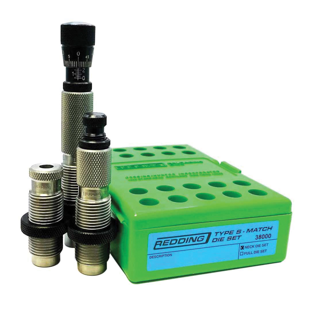 Redding Reloading Equipment 7mm Remington Magnum Rifle Type S Match Bushing Neck Die Set