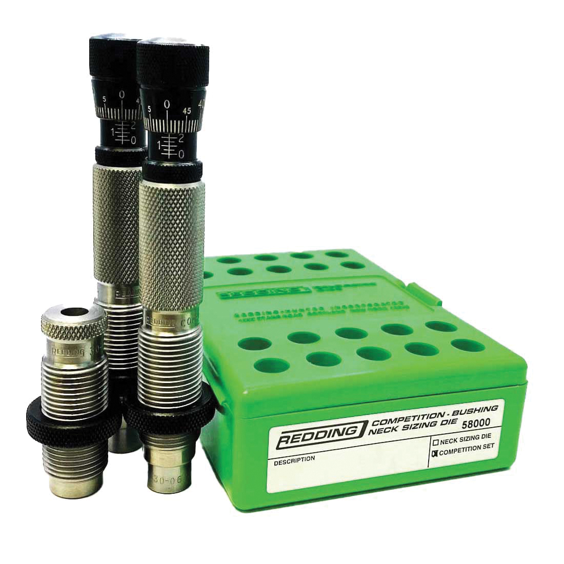 Redding Reloading Equipment 6.5x55mm Swedish Rifle Competition Bushing Neck Sizing Die Set