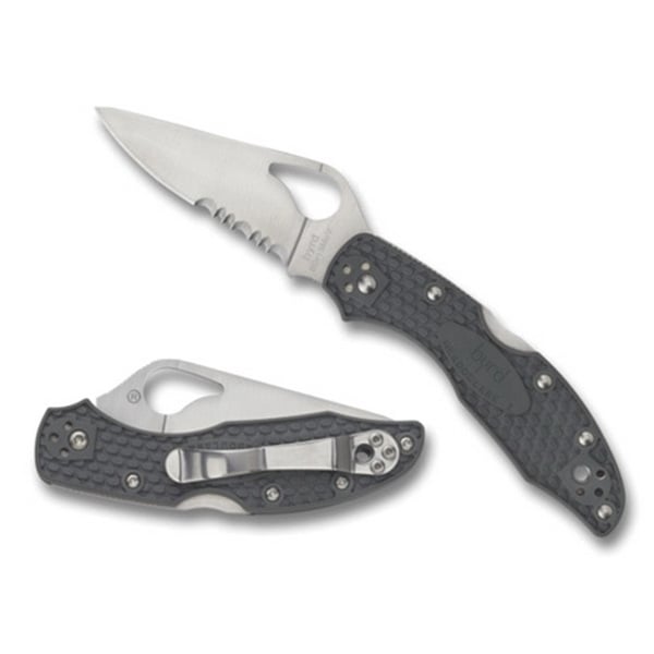 Spyderco byrd Meadowlark 2 Drop Point Folding Knife, 2.875" - BY04PSBK2