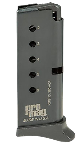 ProMag 6 Round .380 ACP Ruger LCP Detachable Magazine, Blue - RUG 13
