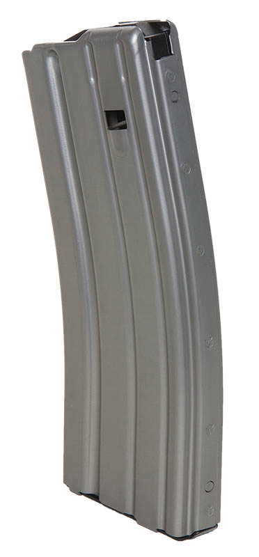 C Products Defense 30 Round .223 Rem/5.56 Duramag AR-15 Detachable Magazine w/ Orange Follower, Gray - 3023002178CP