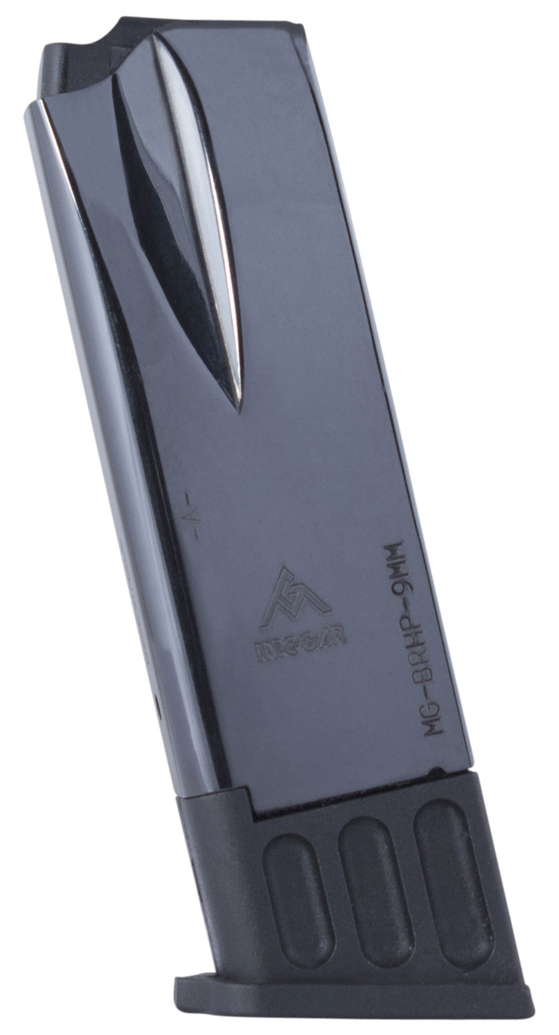 Mec-Gar 10 Round 9mm Browning Hi-Power Limited Detachable Magazine, Blue - MGBRHP10B