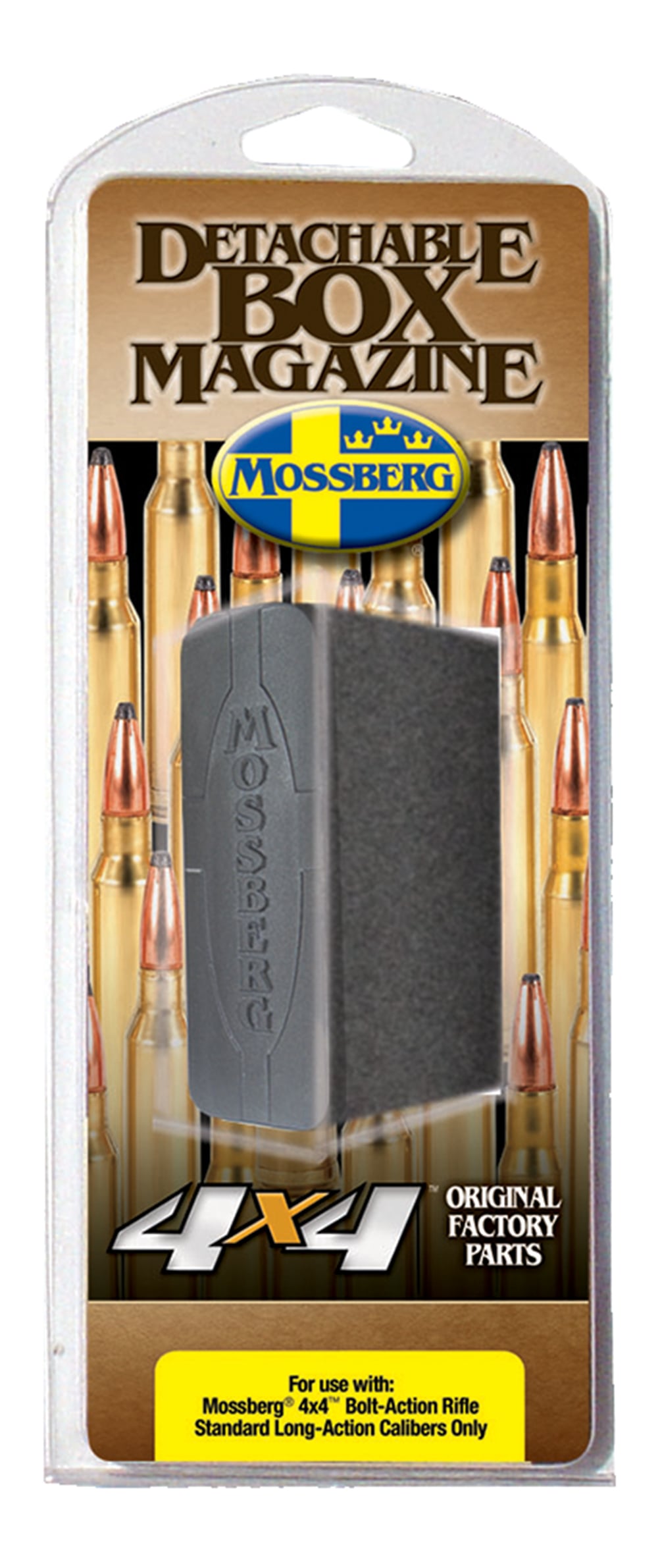 Mossberg 4 Round .270 Win/.25-06 Rem/.30-06 Spfld Detachable Magazine, Black - 95033