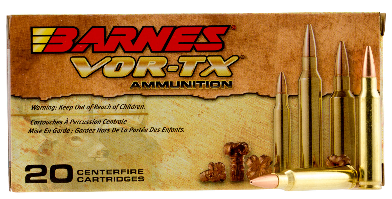 Barnes Bullets VOR-TX 62 gr TSX Boat Tail 5.56 Ammo, 20/box - 31190