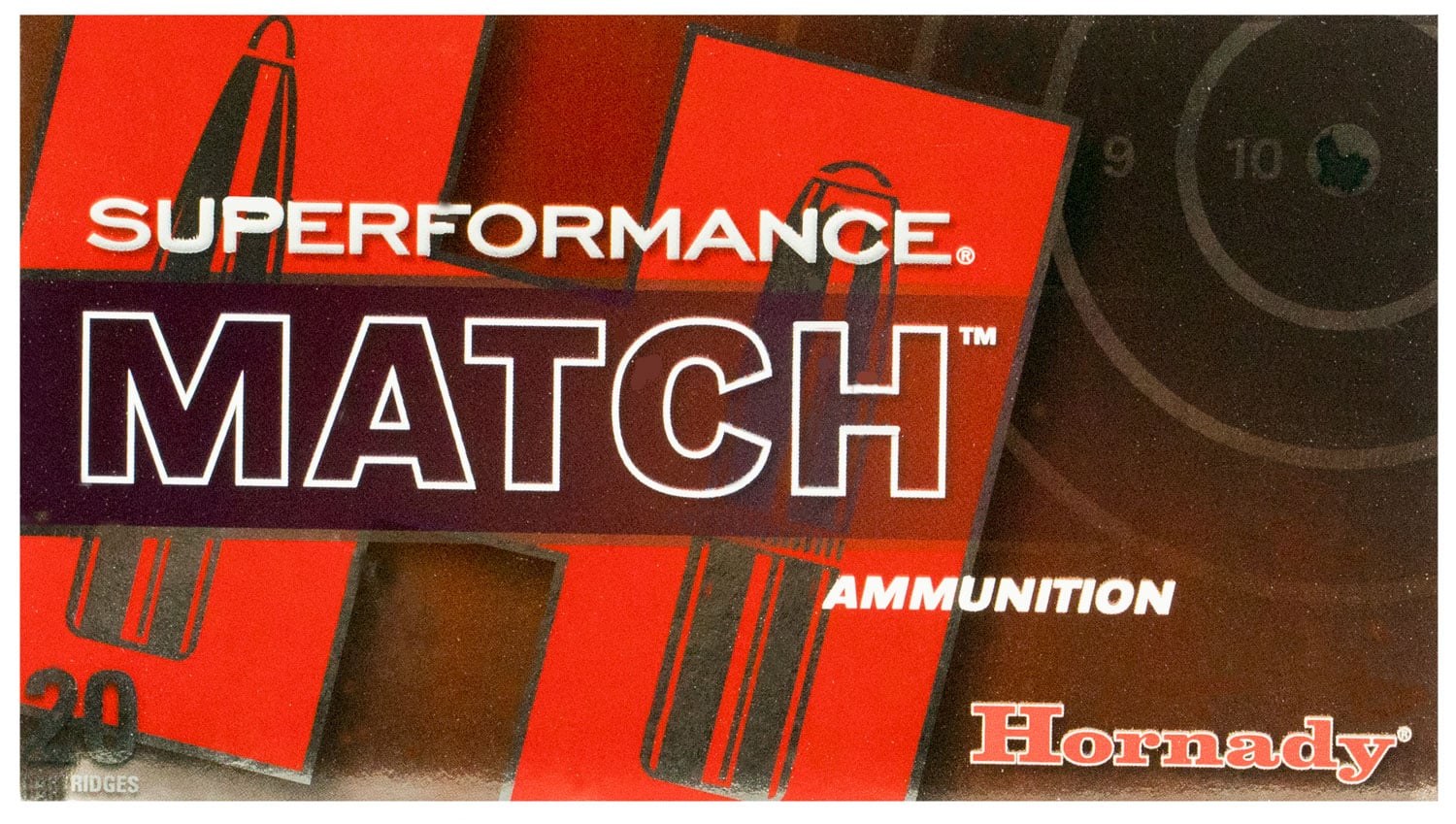 Hornady Superformance Match 168 gr ELD-Match .308 Win Ammo, 20/box - 80963