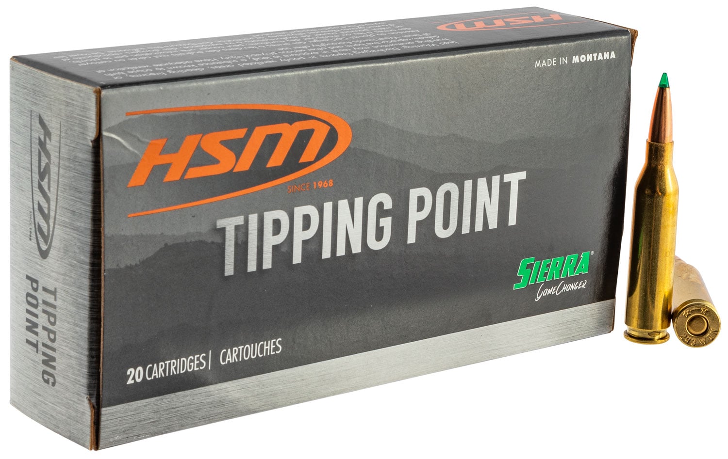 HSM 300645N Tipping Point 30-06 Springfield 165 gr Sierra GameChanger 20 Per Box/ 20 Case - No Credit Card Fees - Low, flat rate shipping