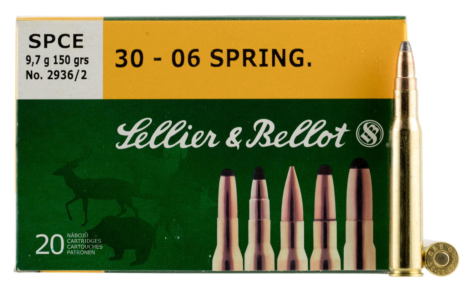 S&B 30-06 180GR FMJ 20/400 - No Credit Card Fees - Low, flat rate shipping
