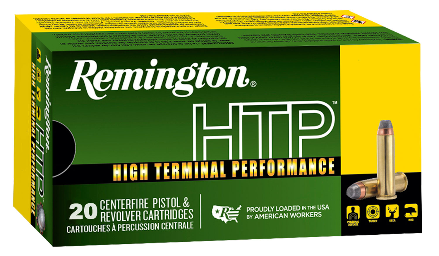 REMINGTON HTP 357 MAG 125GR – SJHP 20RD 25BX/CS - No Credit Card Fees - Low, flat rate shipping
