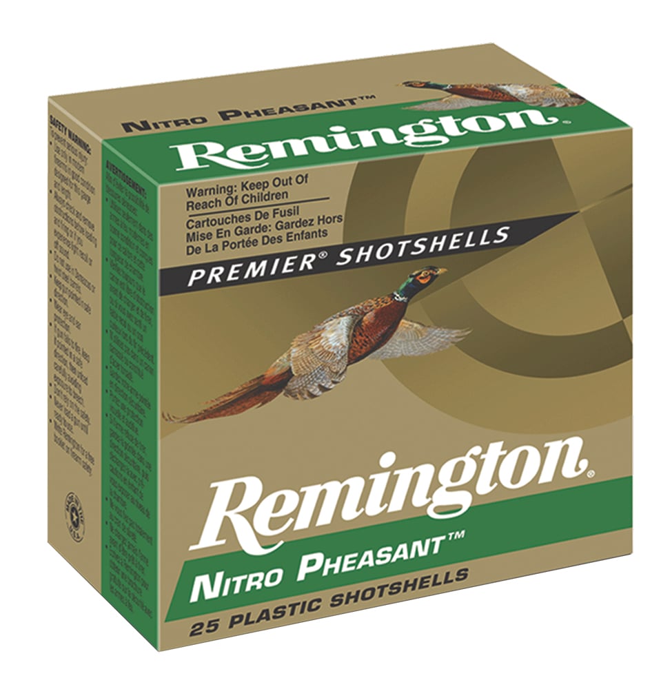 Remington Premier Nitro Pheasant 2.75" 12 Gauge Ammo 4, 25/box - NP124