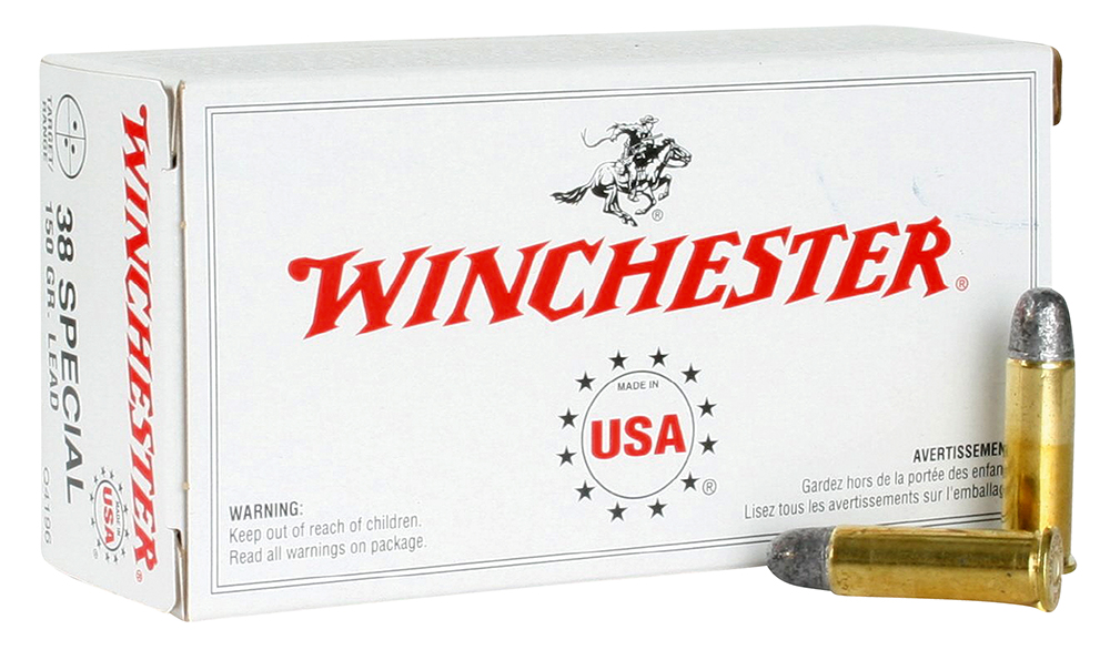 Winchester Ammunition Super X 150 Gr Lead Round Nose 38 Spl Ammo 50 Box Q4196 Palmetto State Armory