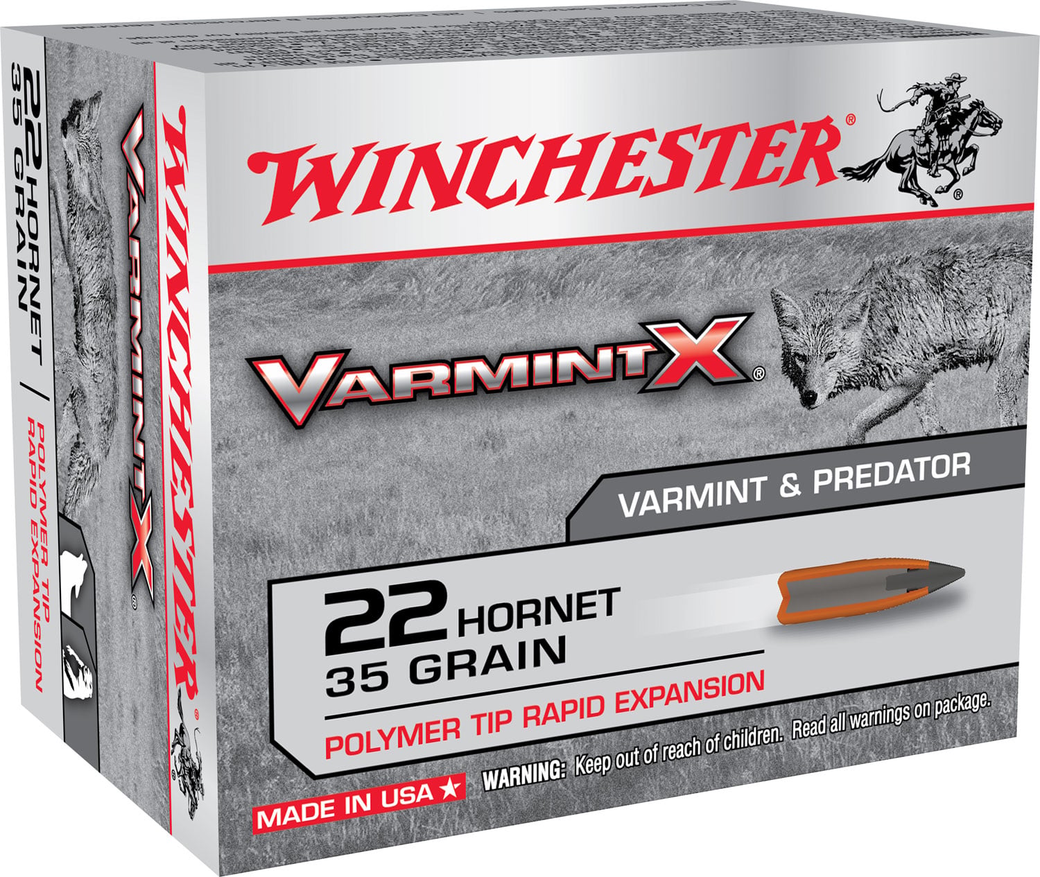 WIN 22 HORNET 35GR VARMINT XP 20/200 - No Credit Card Fees - Low, flat rate shipping