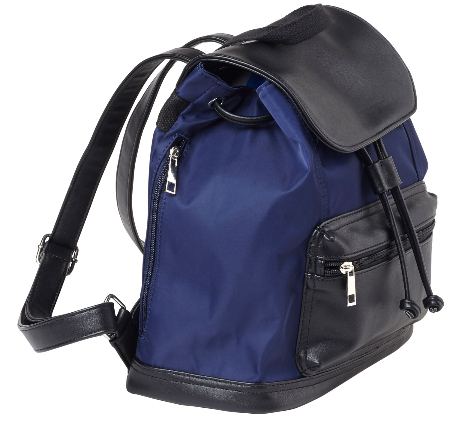 navy backpack purse