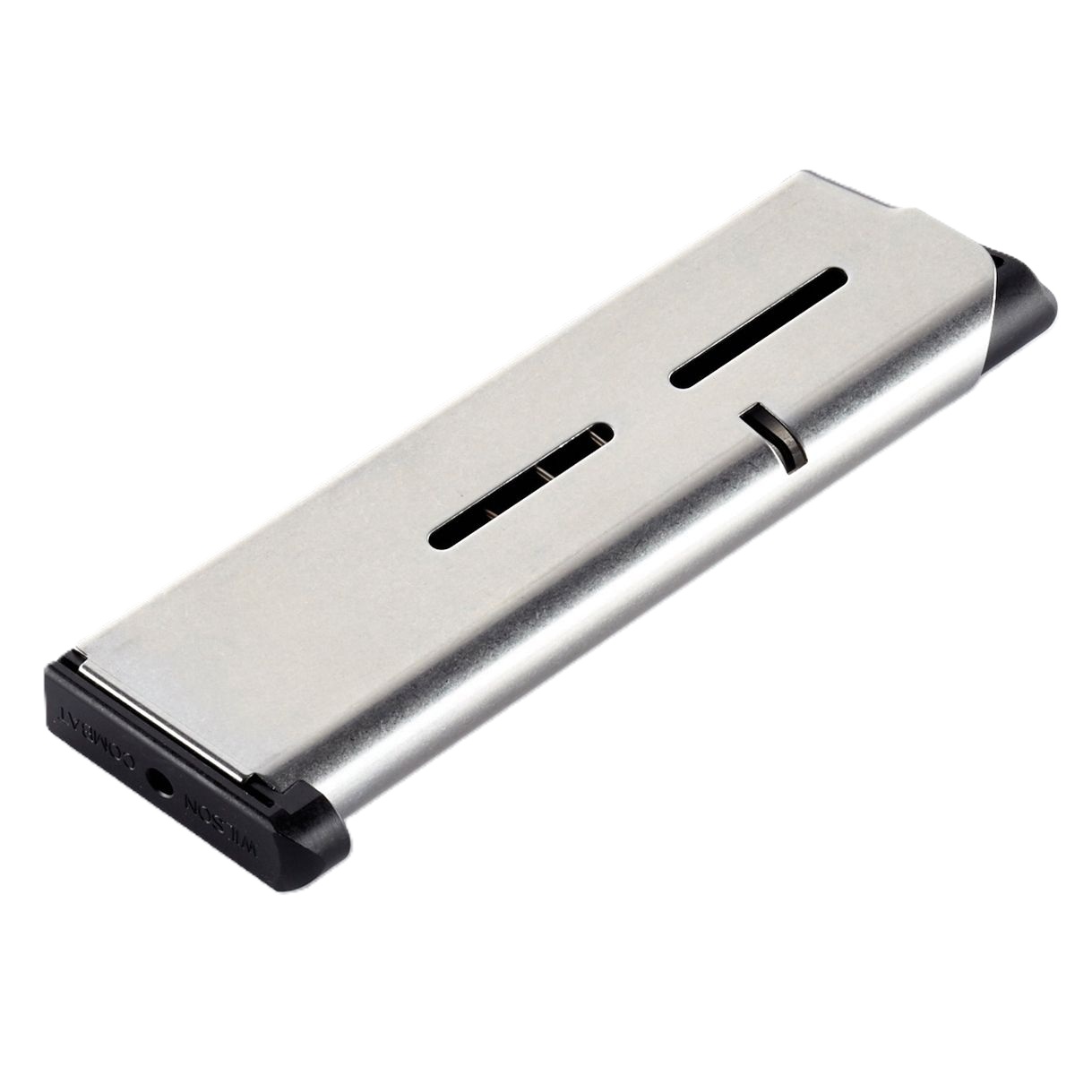 Wilson Combat 7 Round .45 ACP 1911 Detachable Magazine w/ Low-Profile Steel Base Pad, Stainless Steel - 47C