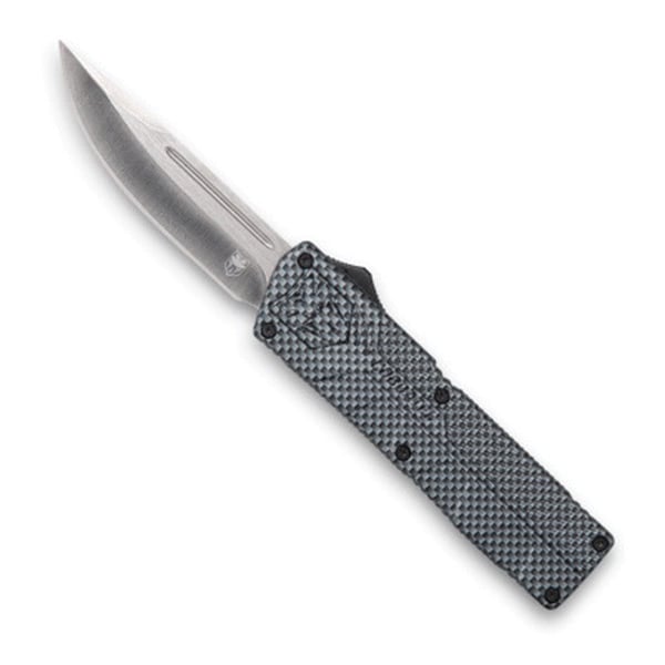 CobraTec Knives Drop Point Lightweight Knife, 3.25", Carbon Fiber - CFCTLWDNS