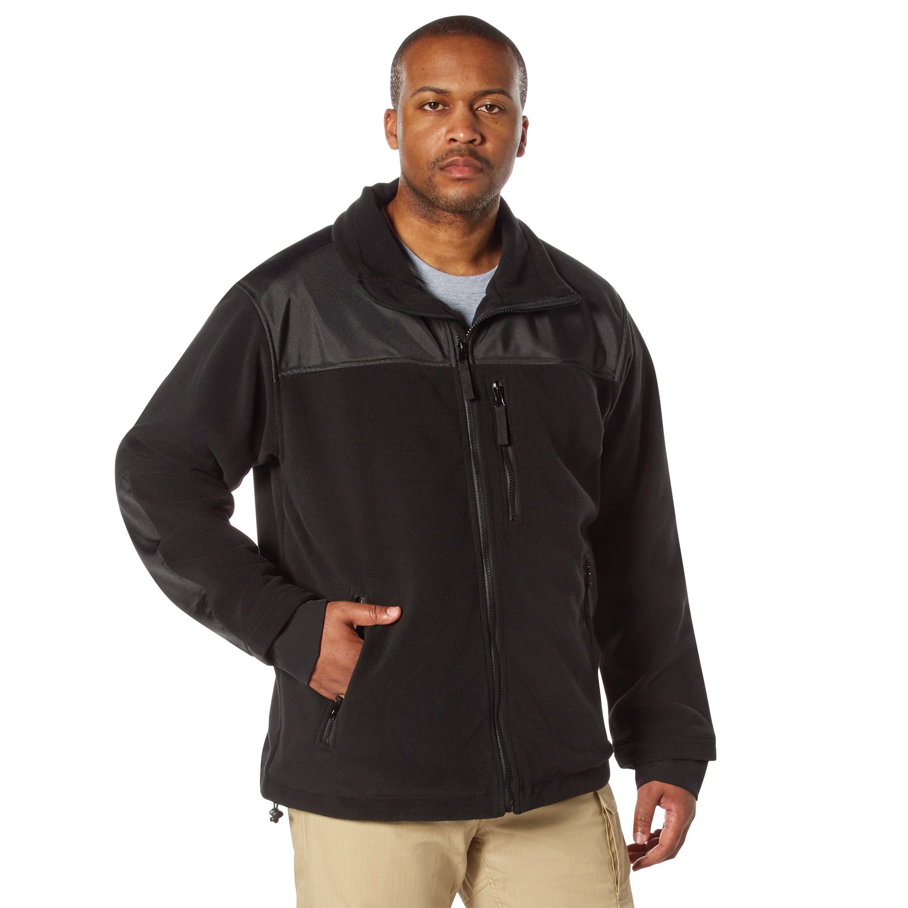 Rothco Concealed Carry Spec Ops Fleece Jacket - Black, X-Large